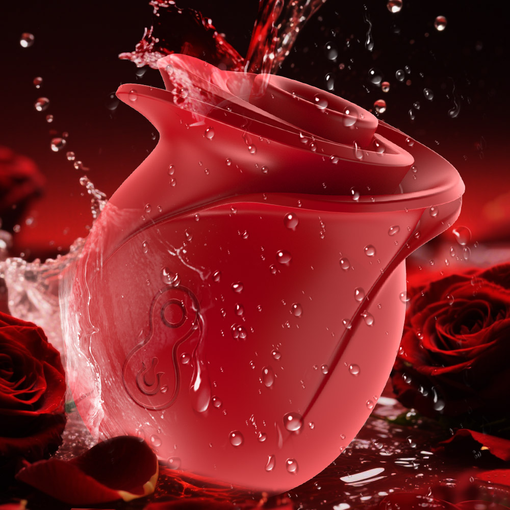 BloomAir Rose Vibrator1000-5